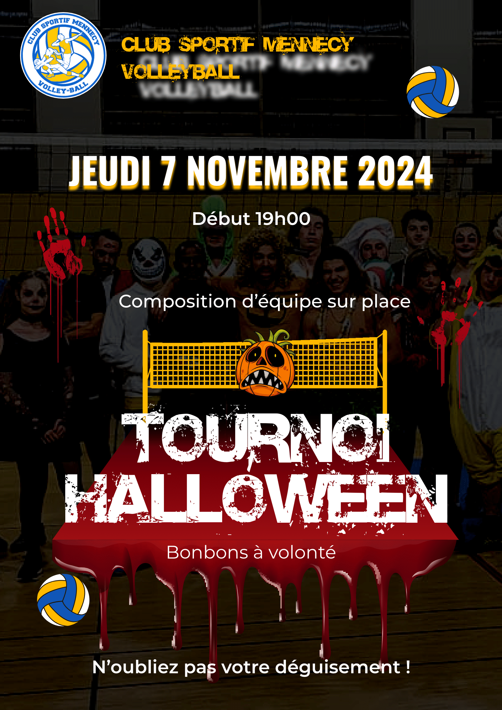 Flyers Tournoi interne Halloween 2024