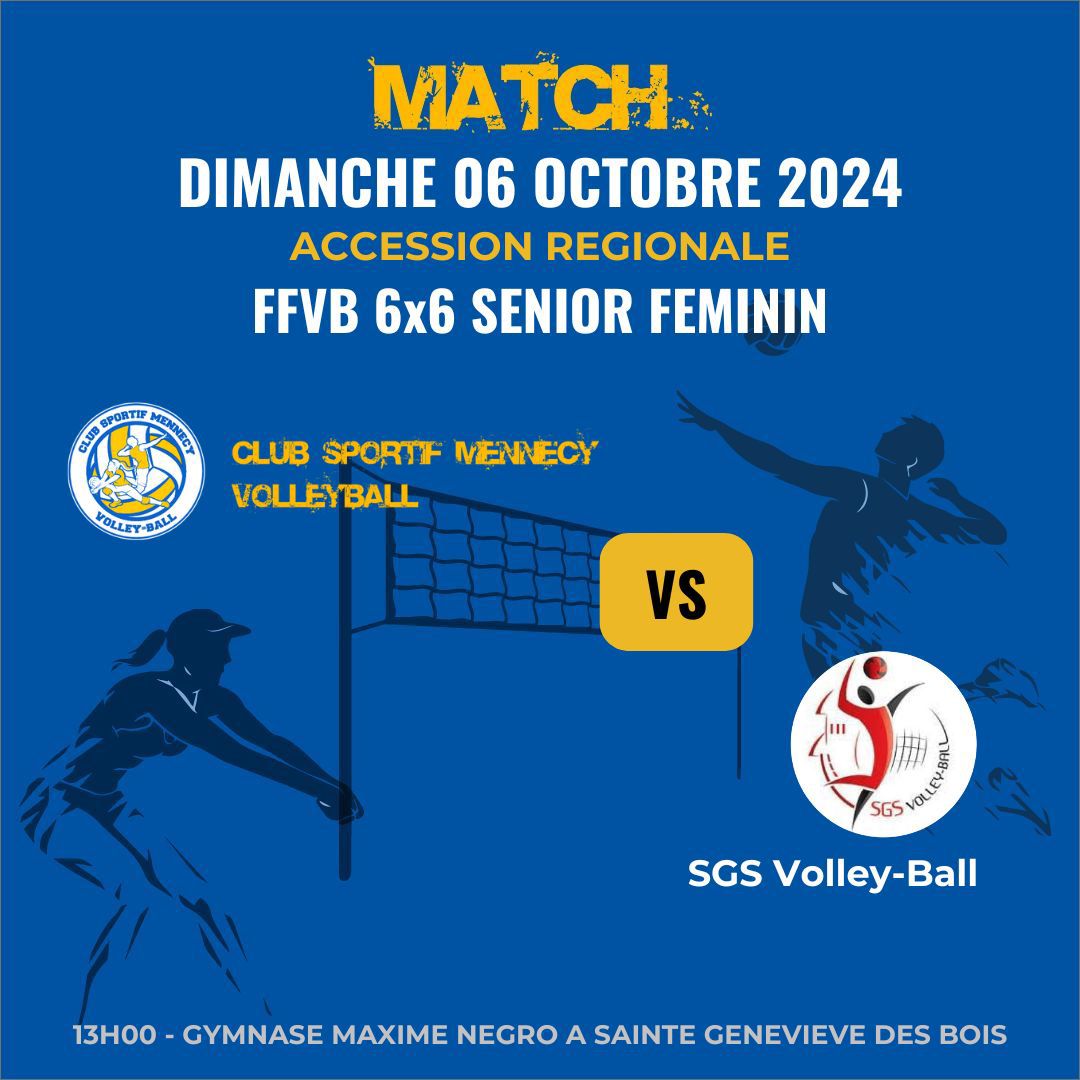 Match du week-end - 06/10/2024 - FFVB 6x6 SENIOR Féminin