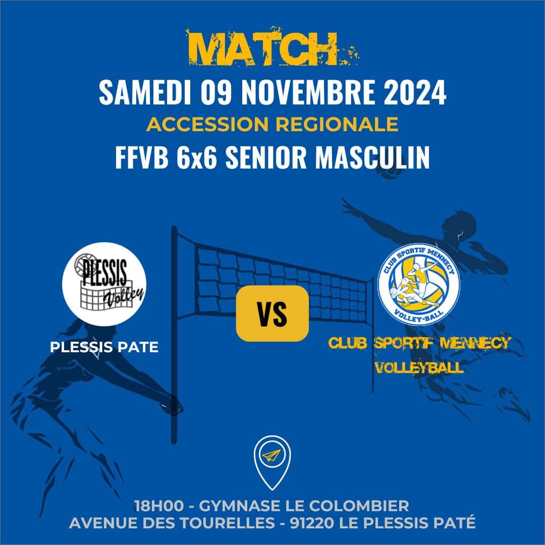 Matchs 09/11/2024 - FFVB 6x6 Senior Masculin