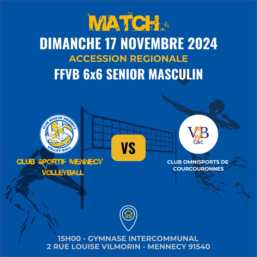 Match du 17/11/2024 - FFVB 6x6 Senior Masculin