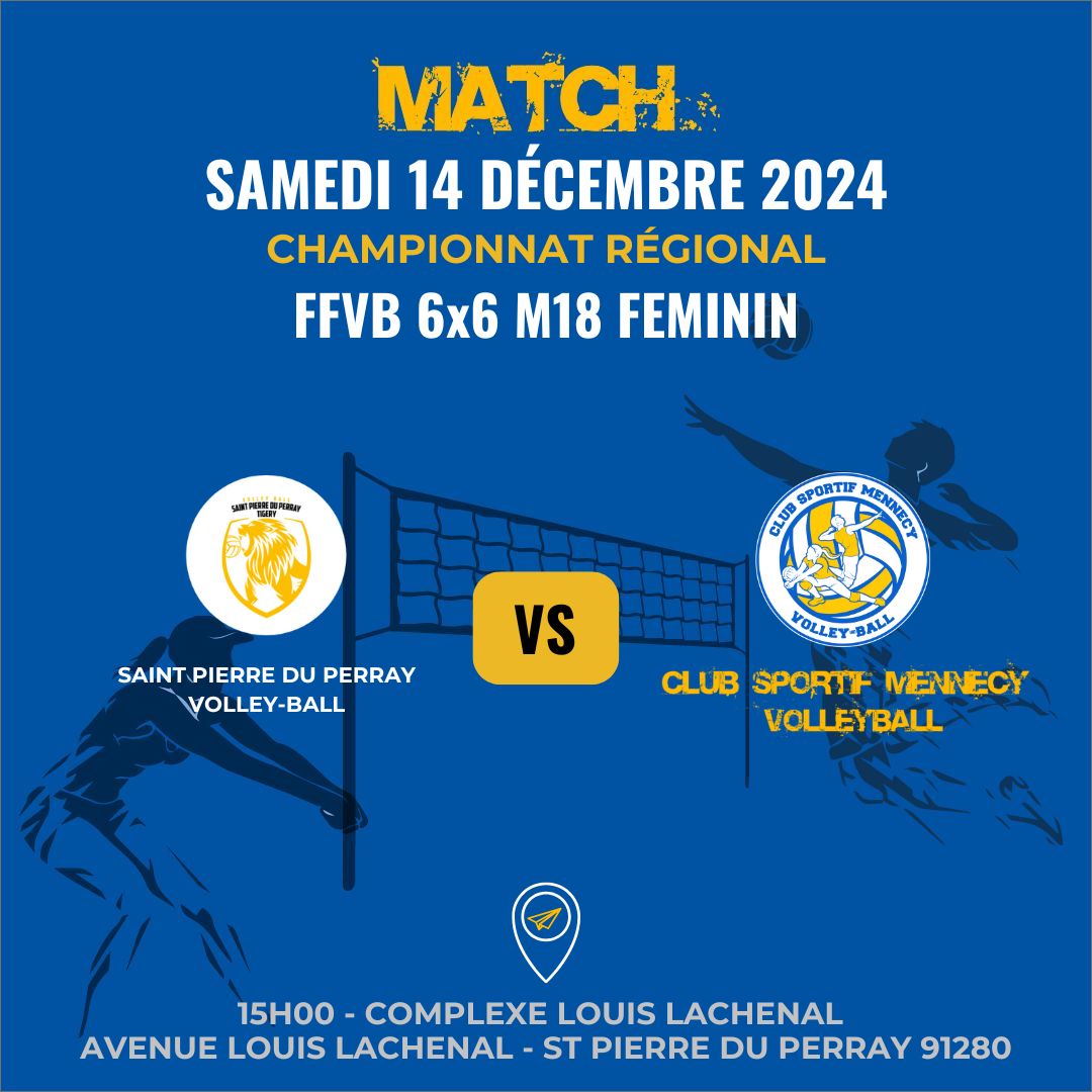 Match du 14/12/2024 - FFVB 6x6 M18 Féminin