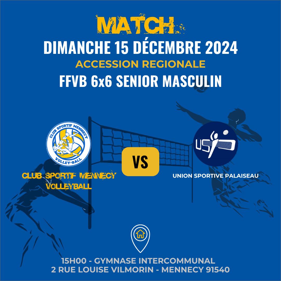 Match du 15/12/2024 - FFVB 6x6 Senior Masculin