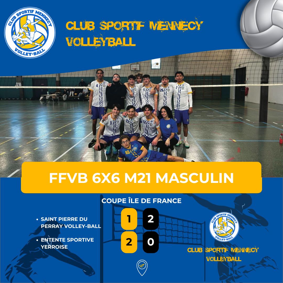 Résultats FFVB 6x6 M21 Masculin - 15 décembre 2024