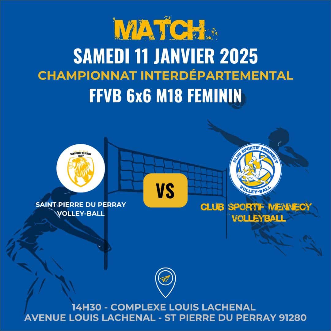 Match du 11/01/2025 - FFVB 6x6 M18 Féminin