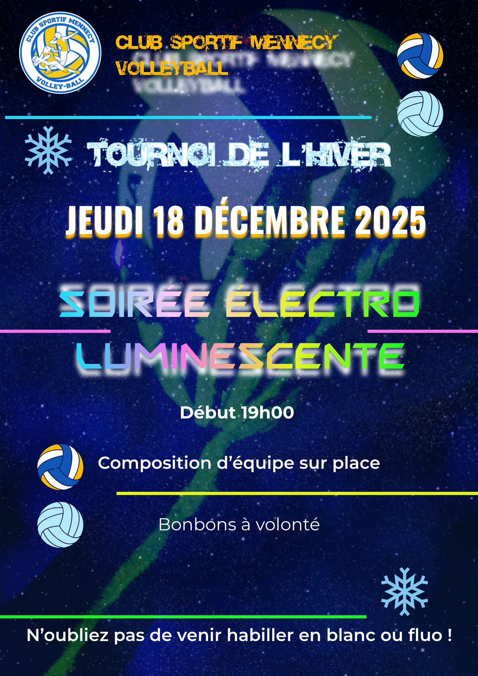 Tournoi de l'hiver - Soirée Luminescentre